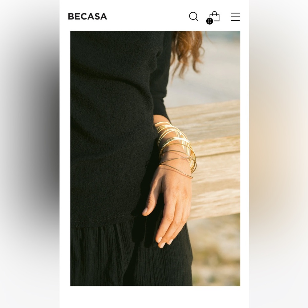 BECASA Skinny Treasure Bangles *sold out online* - Picture 2 of 5